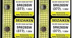 Seizaiken SR626SW Silver Oxide Watch Battery 377 (Pack of 10)