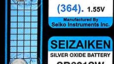 Seizaiken SR621SW Silver Oxide Watch Battery 364 (Pack of 5)